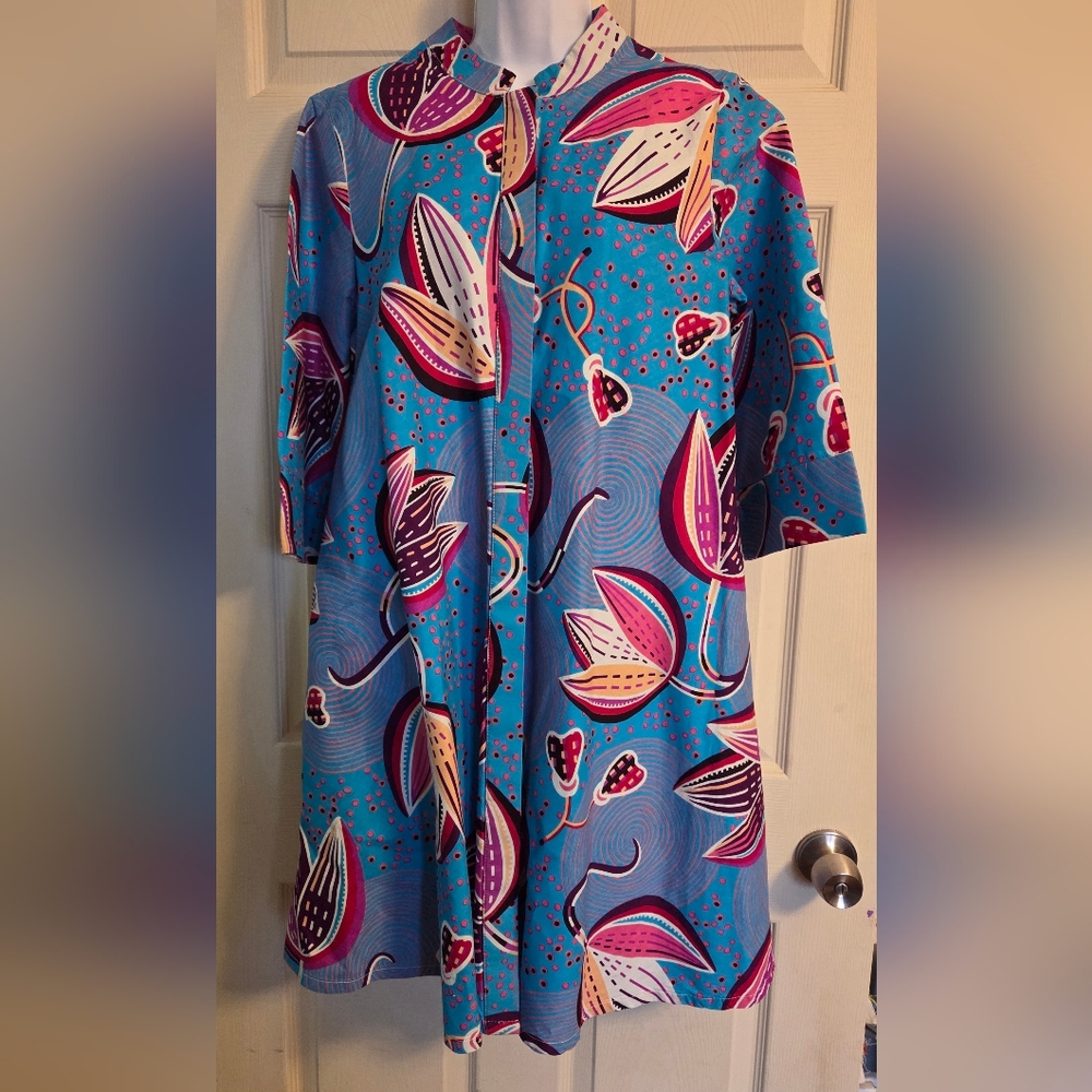 Zuri Button Front Dress Medium